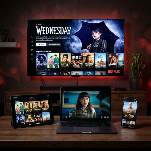 Netflix di Berbagai Perangkat